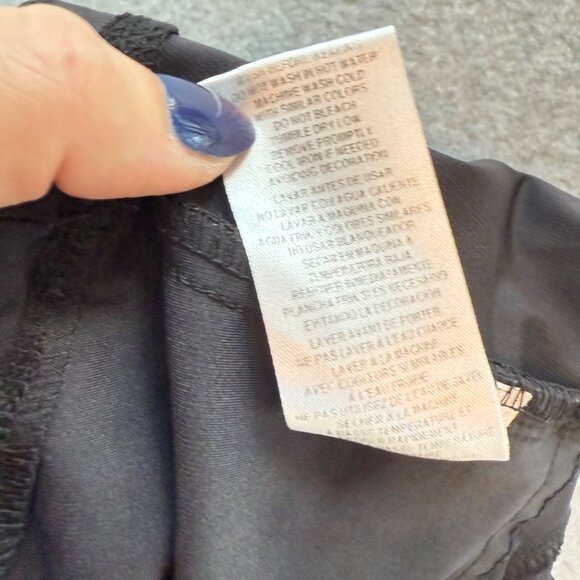 Cherokee Form Womens Dark Gray V-Neck Scrub Top Size Large Moisture-Wicking Stre - Picture 5 of 6